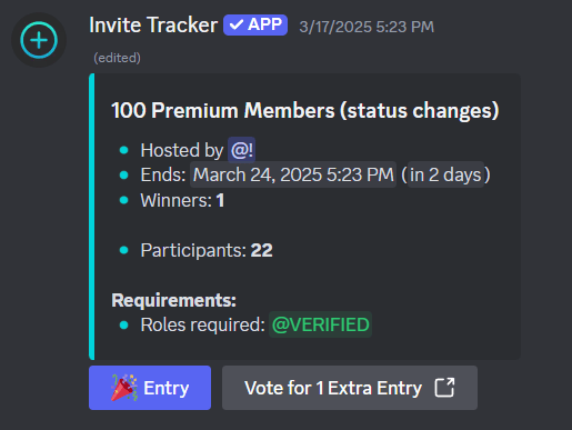 Invite Tracker Giveaway